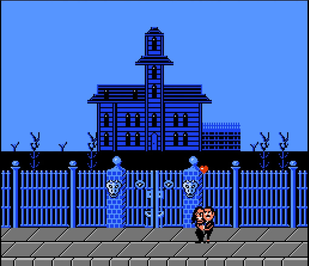 The Addams Family - геймплей игры Dendy\NES
